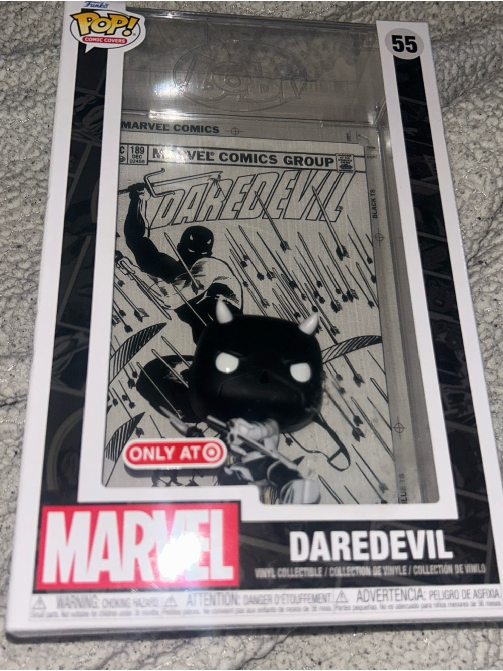Funko Pop! Comic Book Cover with Case: Marvel - Daredevil - Target...
